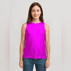 Women’s Talbots Vibrant Pink Sleeveless Top Size Small